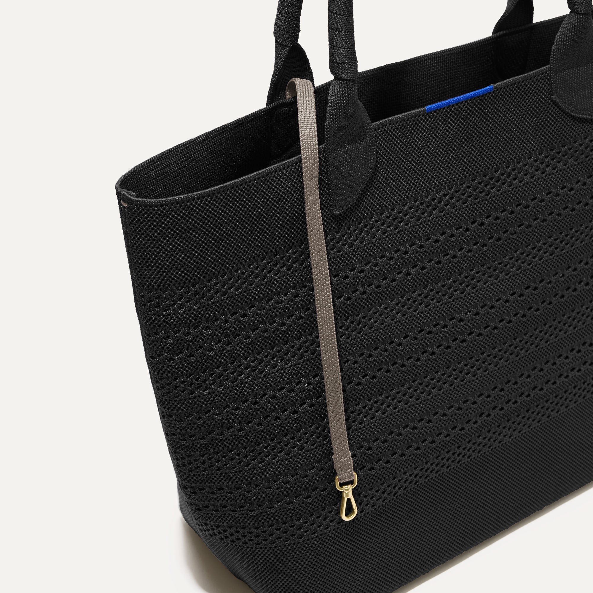 The Lightweight Tote - Black Crochet