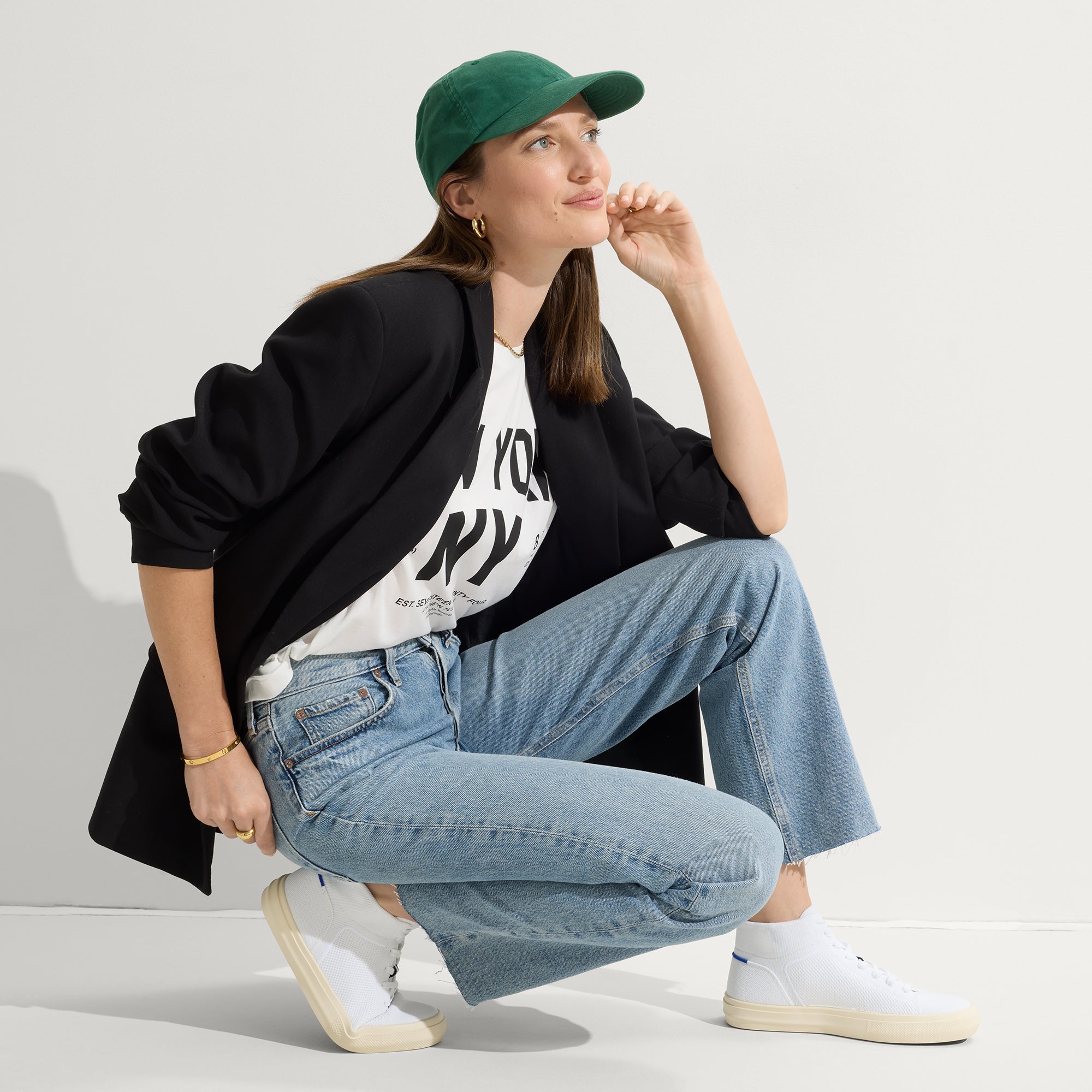 The Women's High Top Sneaker - Bright White