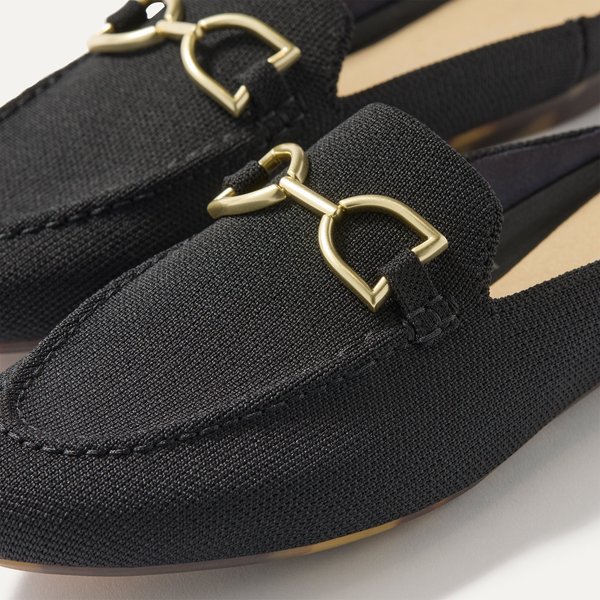 The Double Bit Loafer Mule - Black