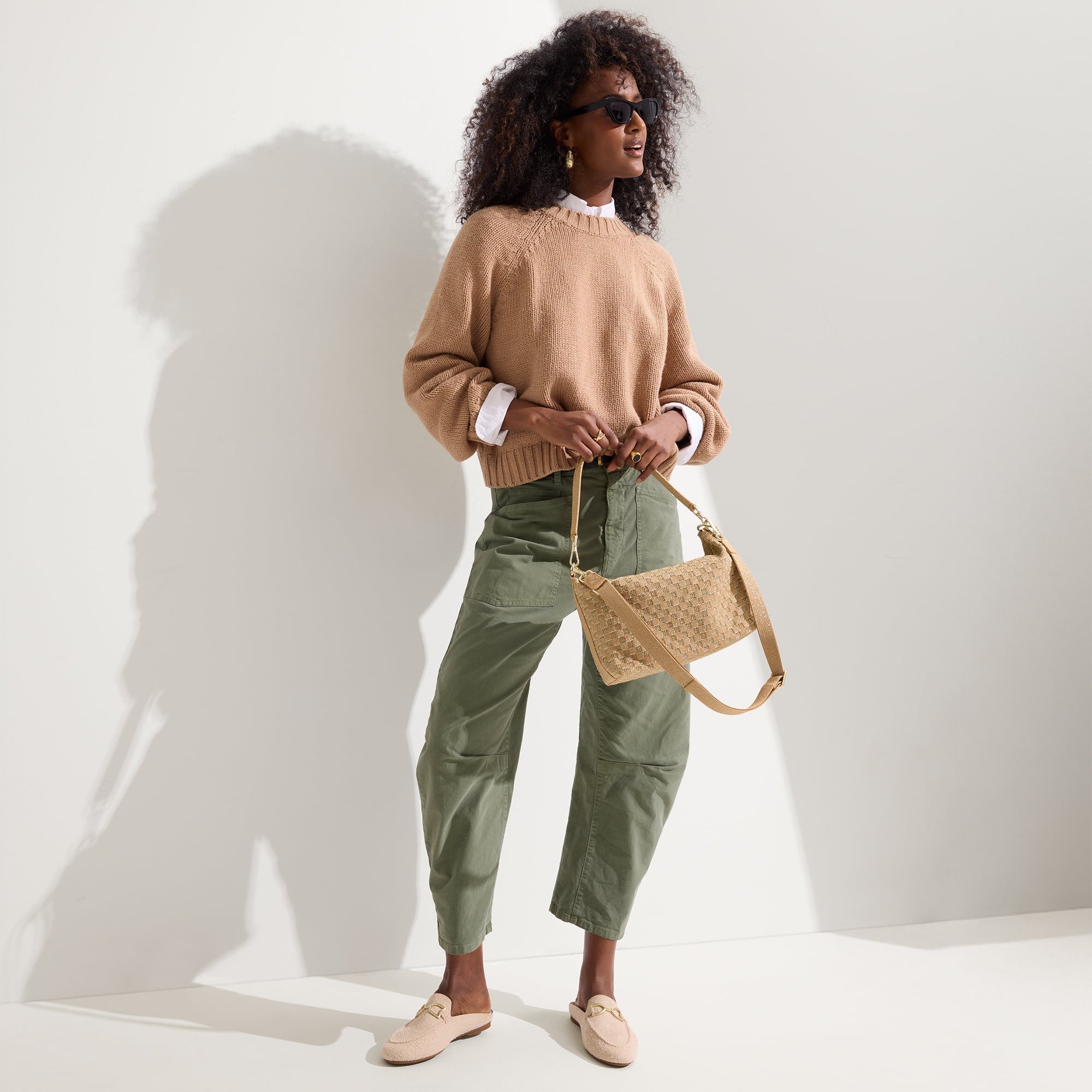 The Double Bit Loafer Mule - Bunny Bouclé