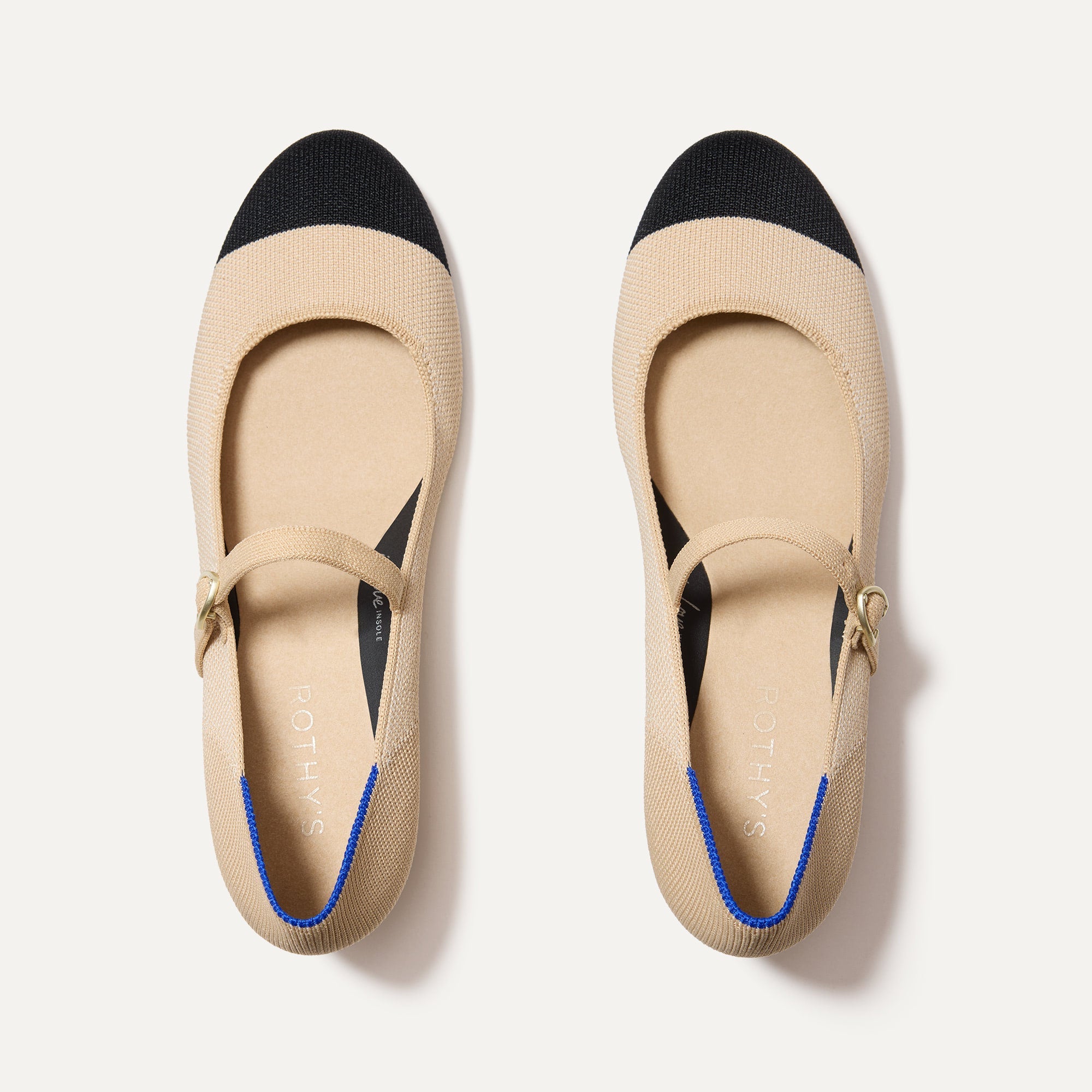 The Mary Jane Heel - Cream Captoe