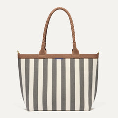 The Lightweight Zip Tote - Cabana Stripe