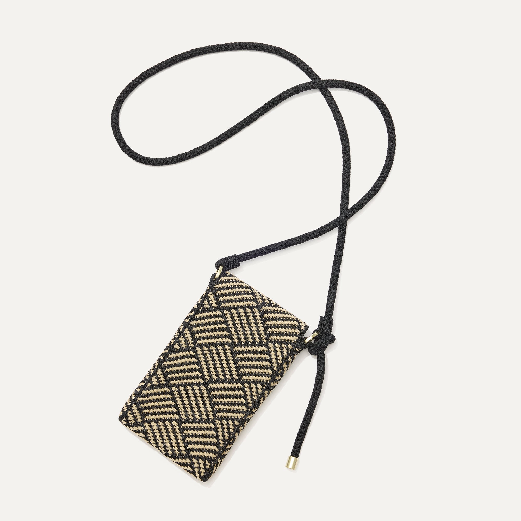 The Phone Crossbody - Polar Zig Zag