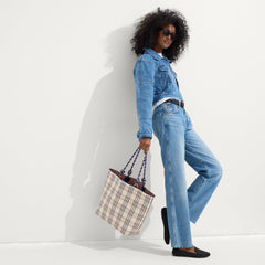 The Lightweight Tote - Spring Plaid