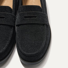 The ReVelvet™ Penny Loafer - ReVelvet™ Black