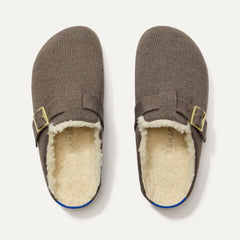 The Cozy Buckle Clog - Porcini