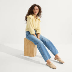 The Cozy Bit Loafer Mule - Moonlit Tweed