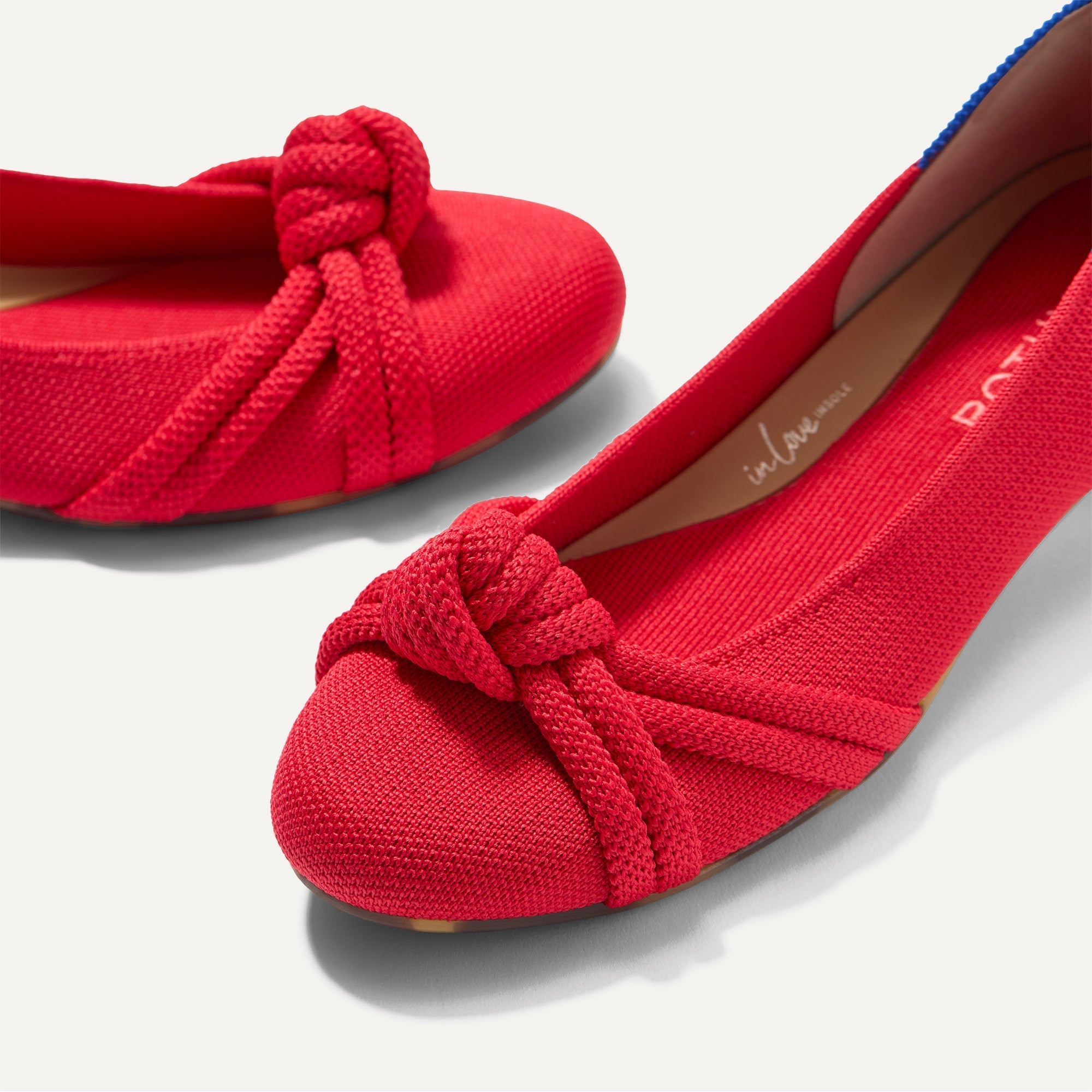 The Knot Ballet Flat - Lollipop Red