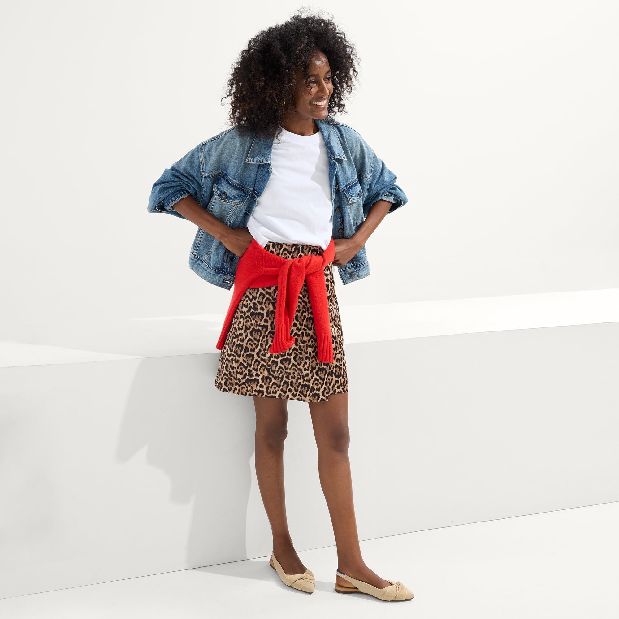 The Twist Point Slingback - Brioche