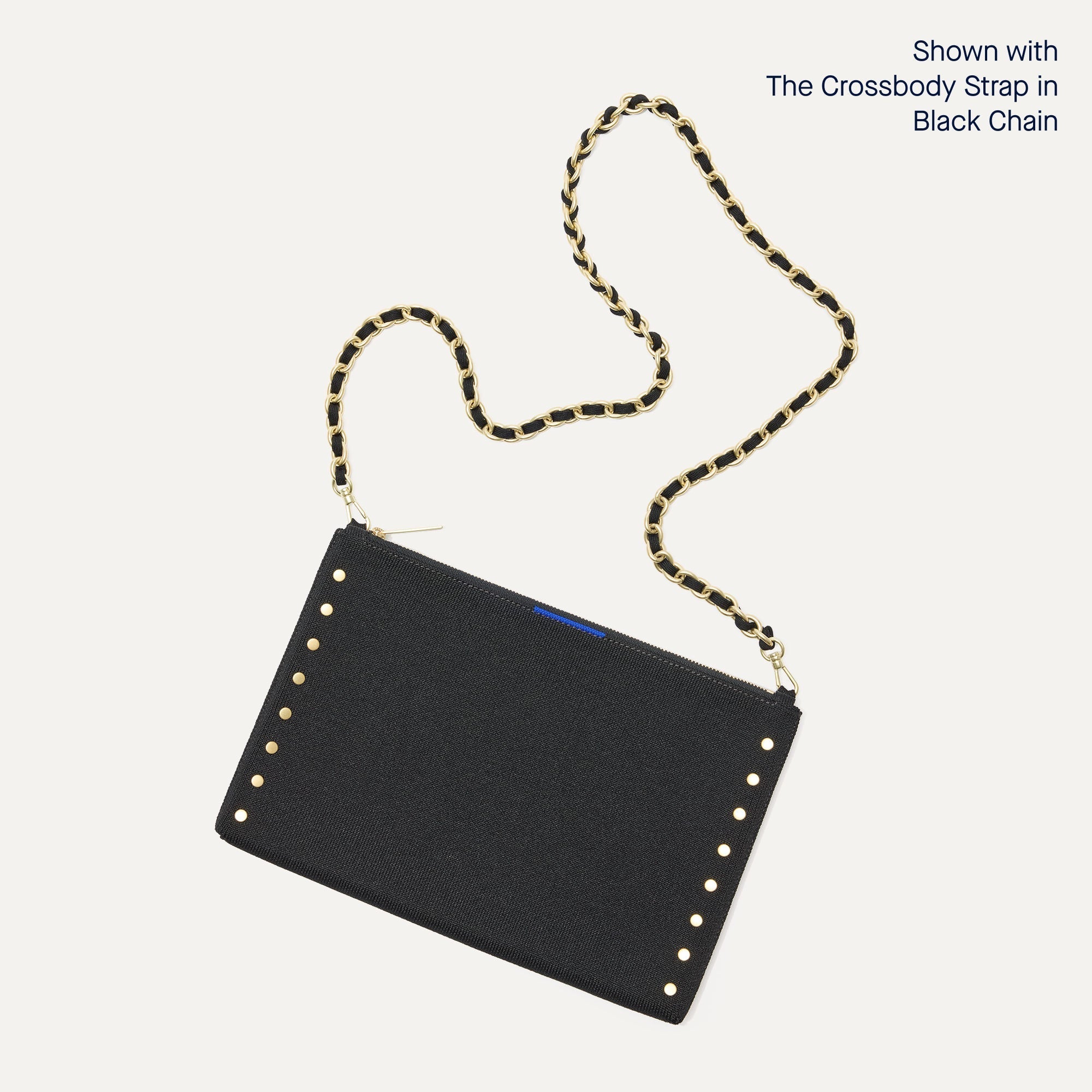 The Convertible Clutch - Studded Black