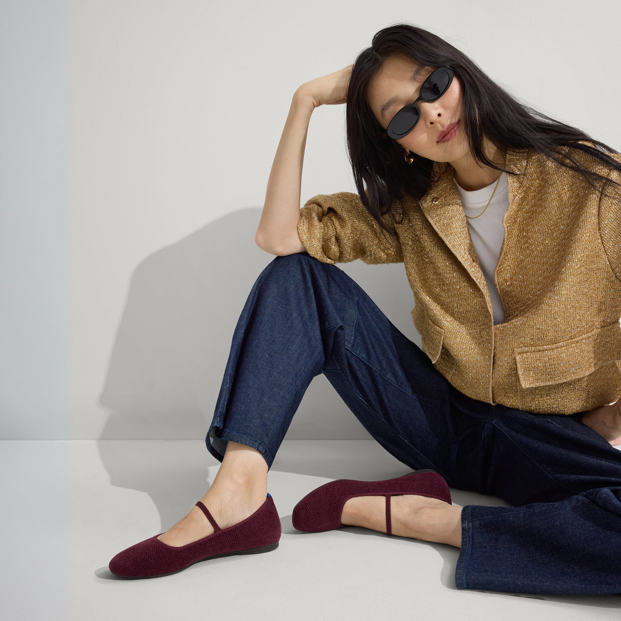 The ReVelvet™ Max Square Mary Jane - ReVelvet™ Syrah